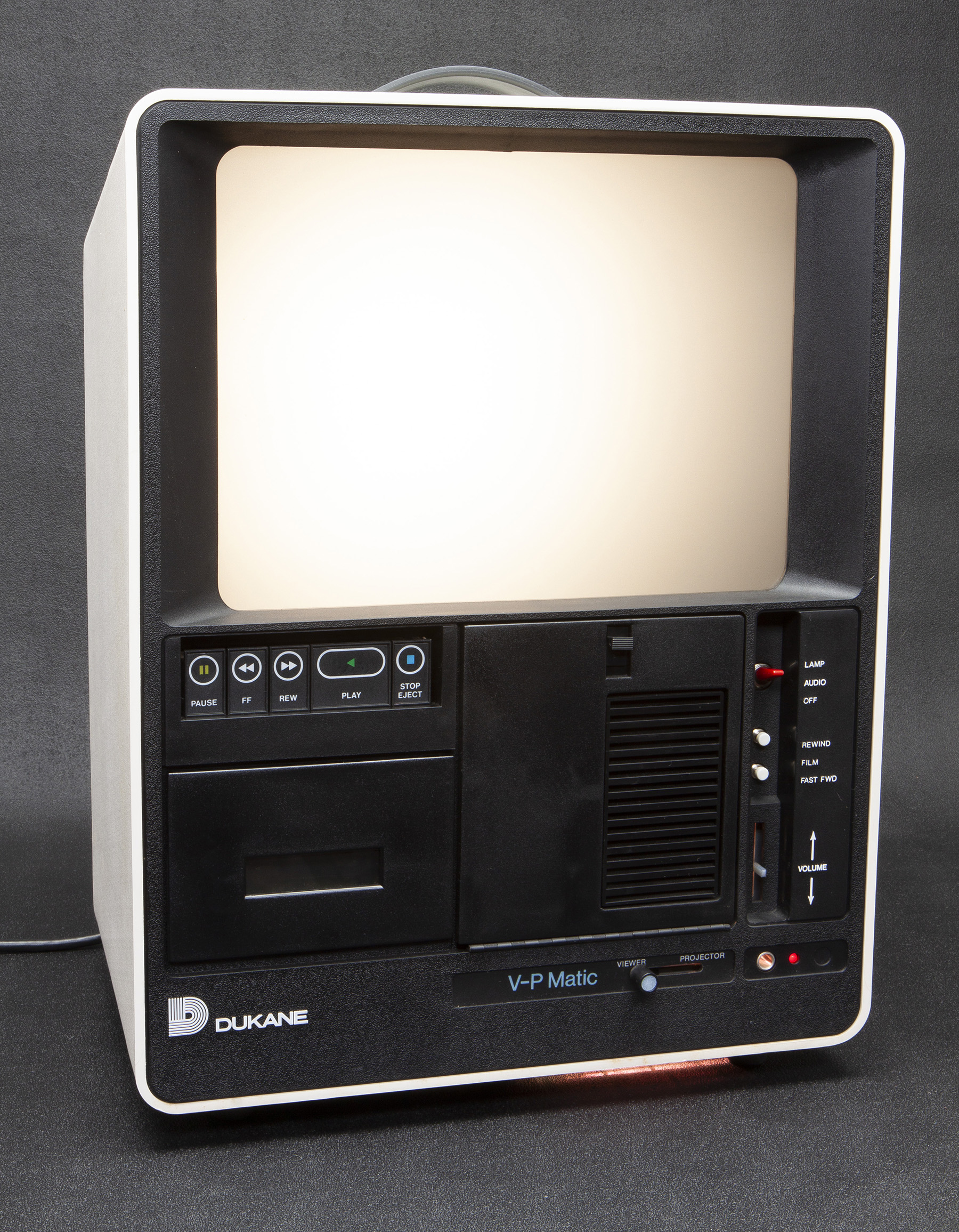 Dukane 28A60A V-P Matic Audio Visual Filmstrip Viewer